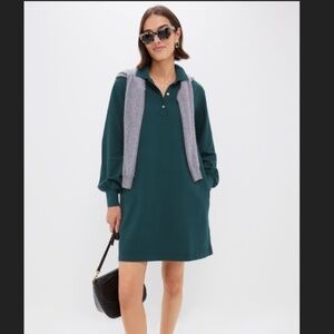 NWT TUCKERNUCK Green June Bug Pique Frances Polo Dress Pockets Size XXL